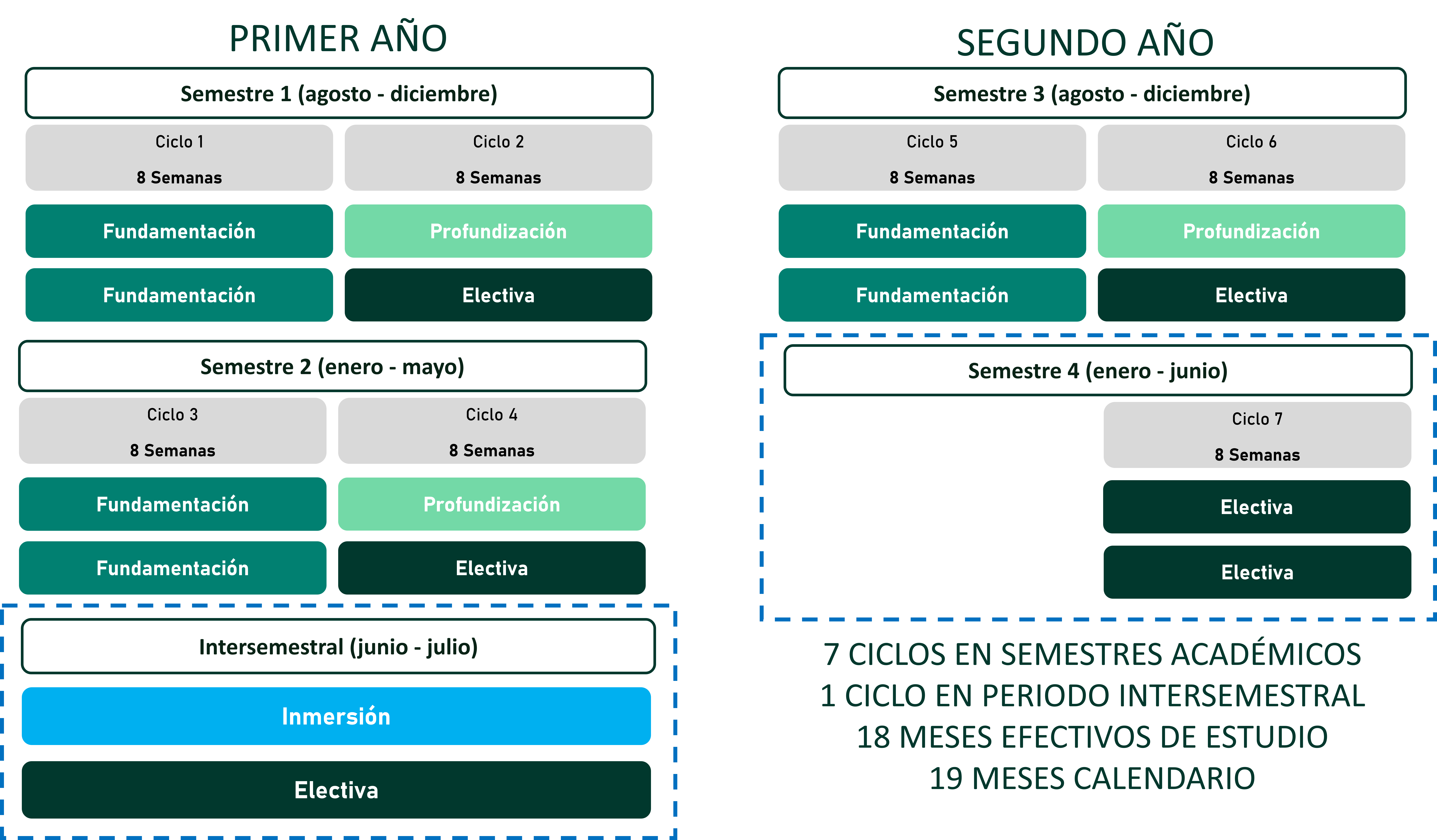 Plan de estudios MISE - Iniciando en Agosto
