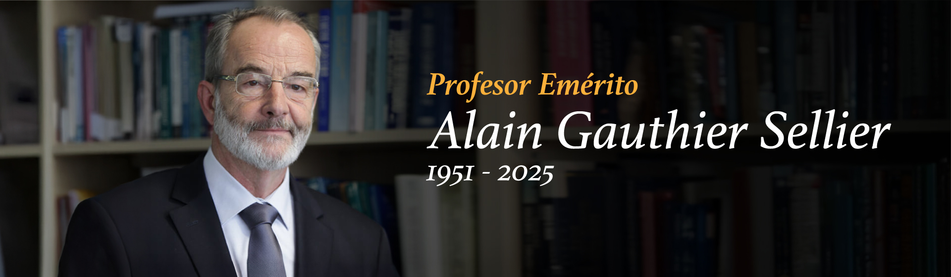 Profesor emérito Alain Gauthier Sellier