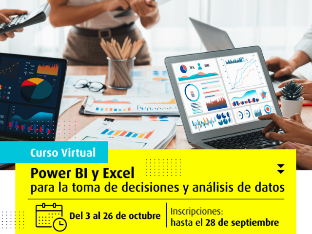 Curso virtual | Power BI y Excel para la toma de decisiones y análisis de datos