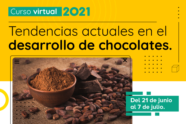 Curso virtual - Tendencias actuales en el desarrollo de chocolates