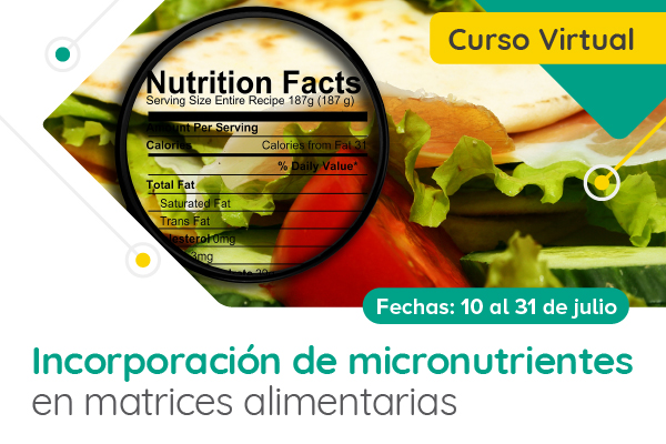 Curso - Incorporación de micronutrientes en matrices alimentarias