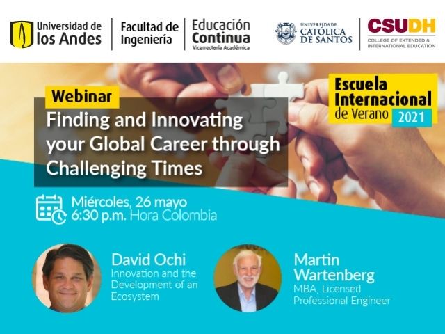 Webinar 'Finding and innovating your global career through challenging times'