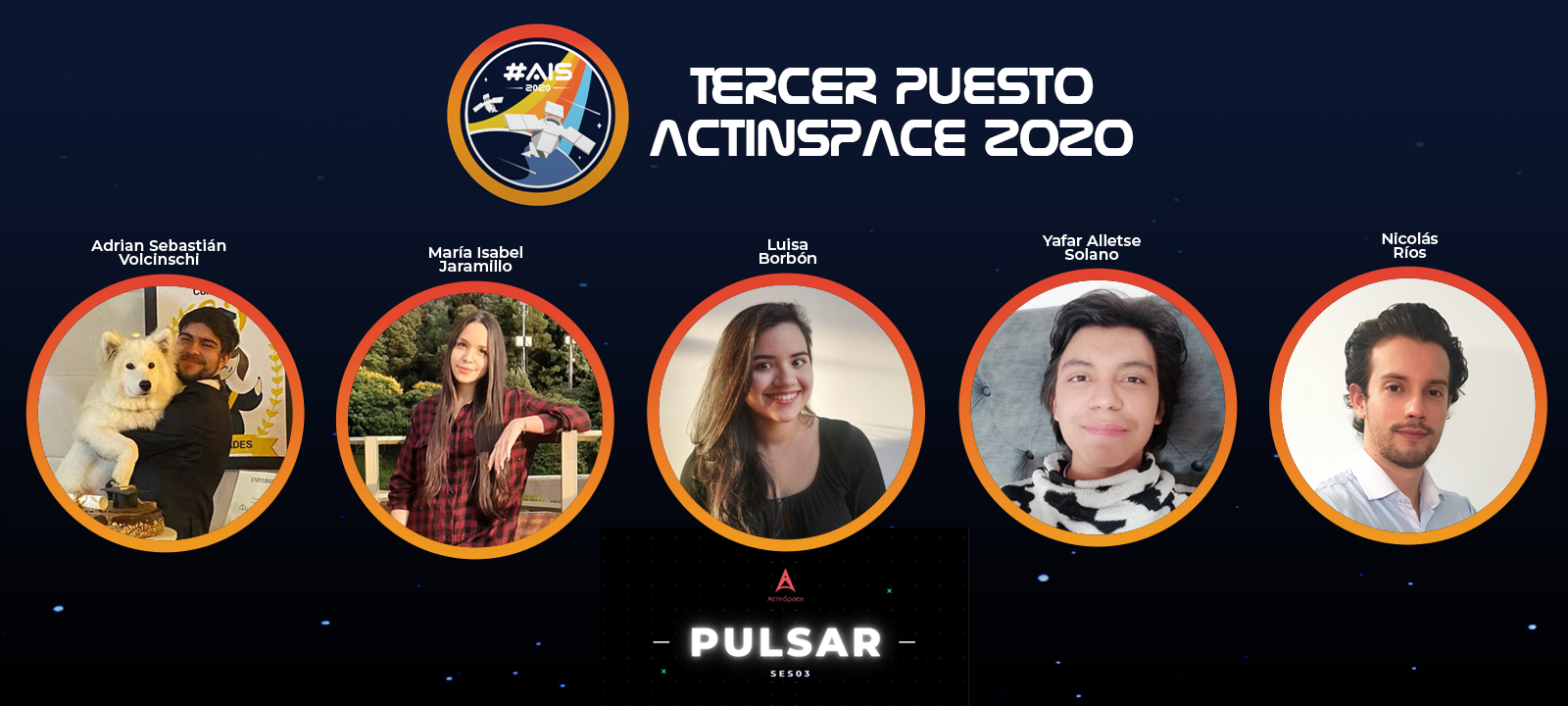 Uniandes logra tercera posición en ActInSpace Colombia 2020 