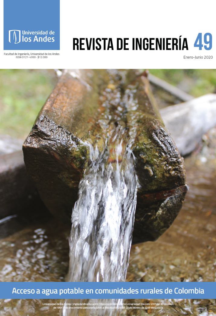 Revista de Ingenieria No. 49 - Acceso a agua potable en la ruralidad colombiana